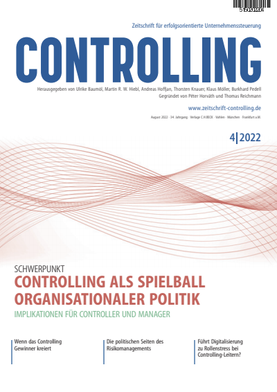 Cover of Volume: Controlling Volume 34 (2022), Edition 4