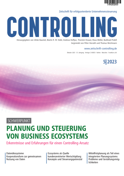 Cover of Volume: Controlling Volume 35 (2023), Edition 5