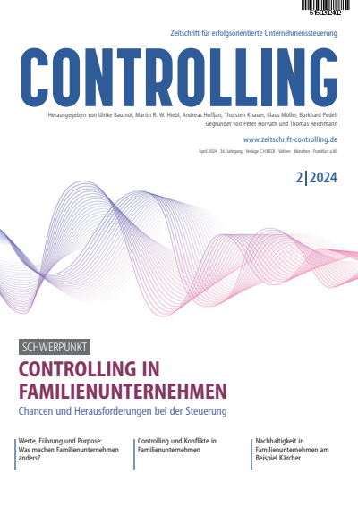 Cover der Ausgabe: Controlling Jahrgang 36 (2024), Heft 2