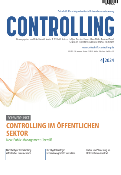 Cover der Ausgabe: Controlling Jahrgang 36 (2024), Heft 4