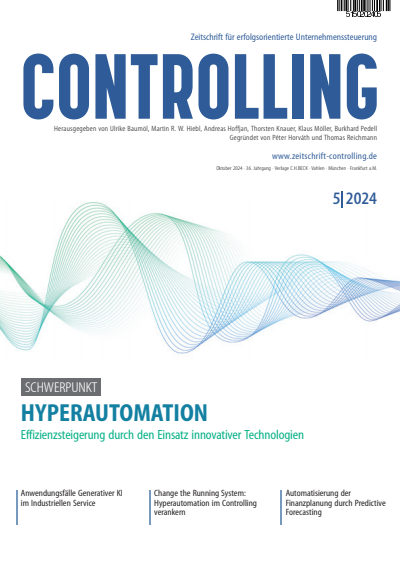 Cover der Ausgabe: Controlling Jahrgang 36 (2024), Heft 5