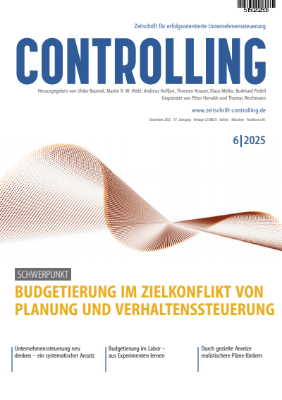 Cover of Volume: Controlling Volume 37 (2025), Edition 6