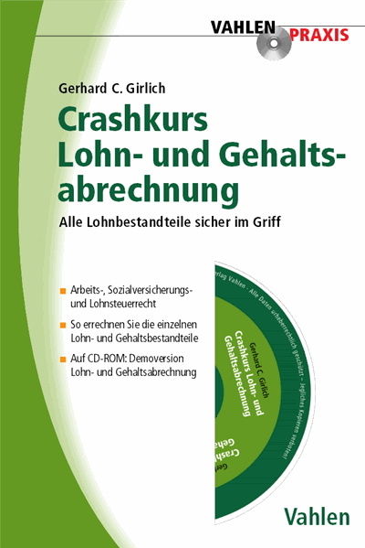 Cover des Buchs: Crashkurs Lohn- und Gehaltsabrechnung