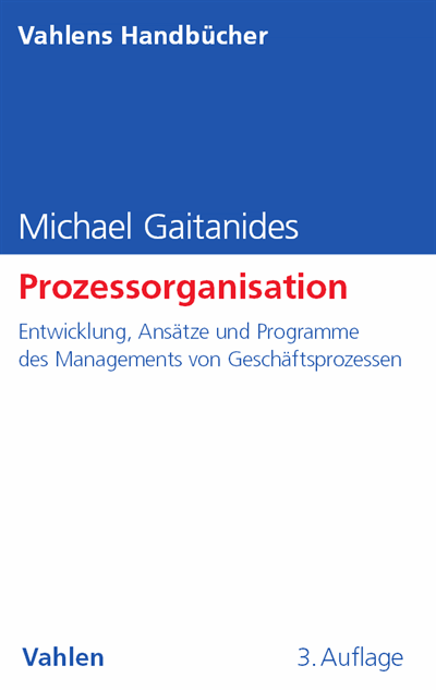 Cover des Buchs: Prozessorganisation