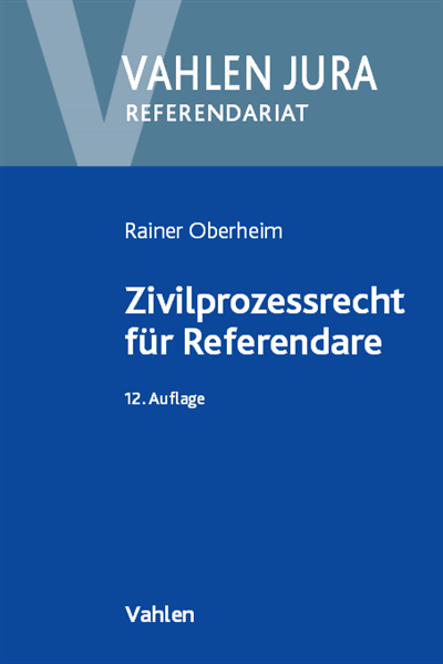 Cover des Buchs: Zivilprozessrecht für Referendare