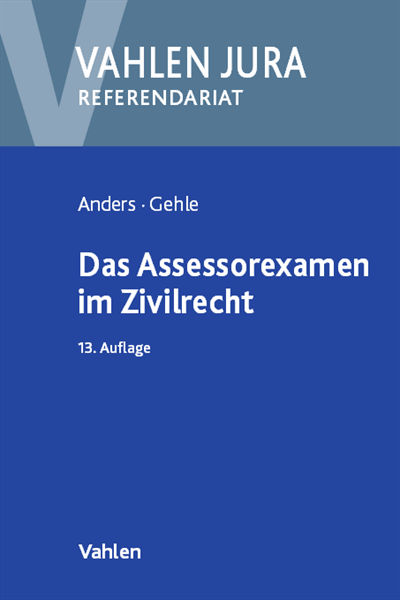 Cover des Buchs: Das Assessorexamen im Zivilrecht