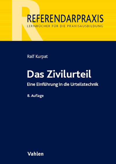 Cover des Buchs: Das Zivilurteil