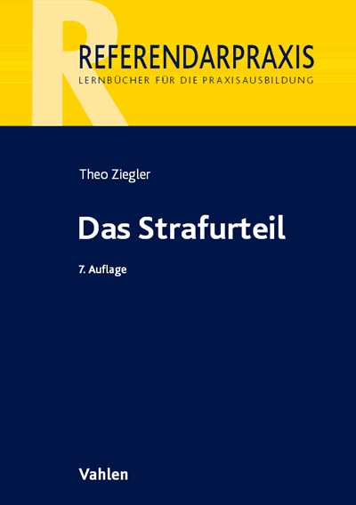 Cover des Buchs: Das Strafurteil