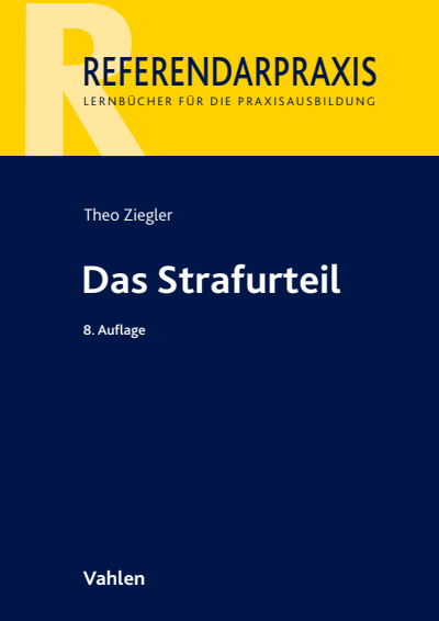 Cover des Buchs: Das Strafurteil