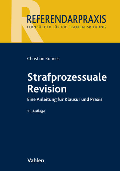 Cover des Buchs: Strafprozessuale Revision