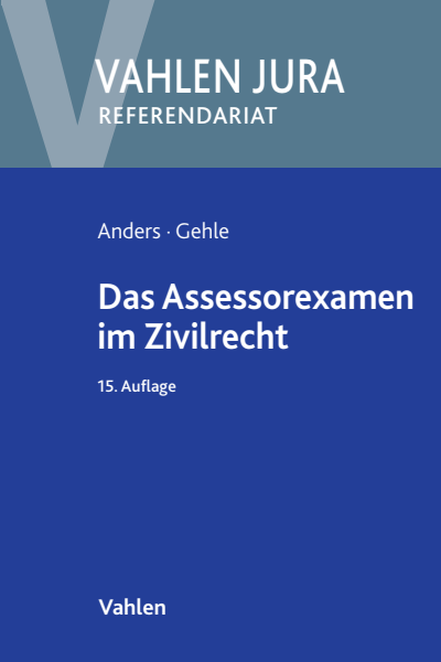 Cover des Buchs: Das Assessorexamen im Zivilrecht