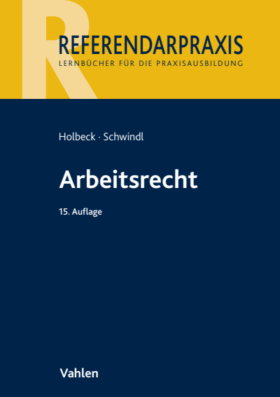 Cover des Buchs: Arbeitsrecht
