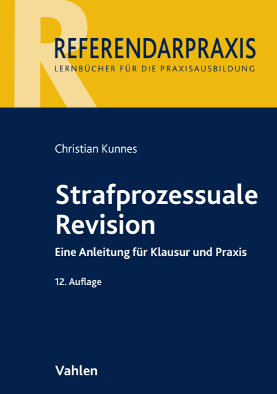 Cover des Buchs: Strafprozessuale Revision