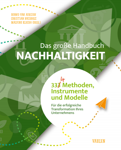 Cover des Buchs: Das große Handbuch Nachhaltigkeit