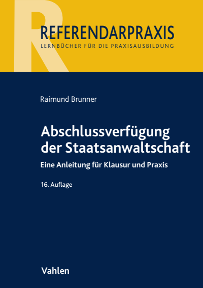 Cover des Buchs: Abschlussverfügung der Staatsanwaltschaft