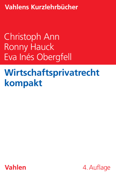 Cover des Buchs: Wirtschaftsprivatrecht kompakt