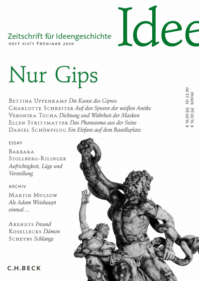 Cover of Volume: Zeitschrift für Ideengeschichte Volume 14 (2020), Edition 1