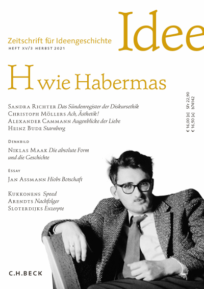 Cover of Volume: Zeitschrift für Ideengeschichte Volume 15 (2021), Edition 3