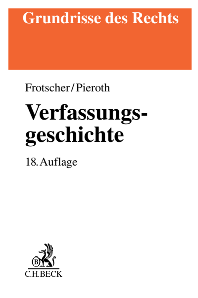 Cover des Buchs: Verfassungsgeschichte
