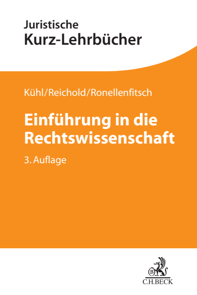 Cover des Buchs: Einführung in die Rechtswissenschaft