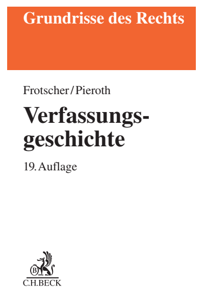 Cover des Buchs: Verfassungsgeschichte