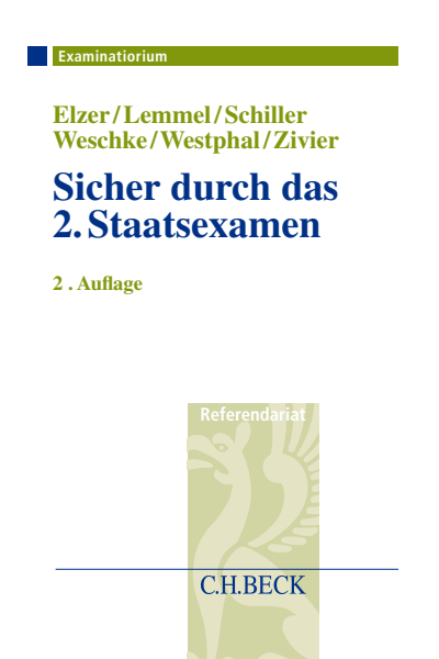 Cover des Buchs: Sicher durch das 2. Staatsexamen