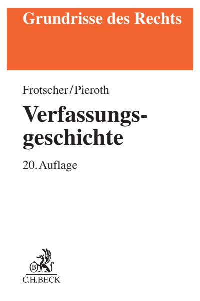 Cover des Buchs: Verfassungsgeschichte