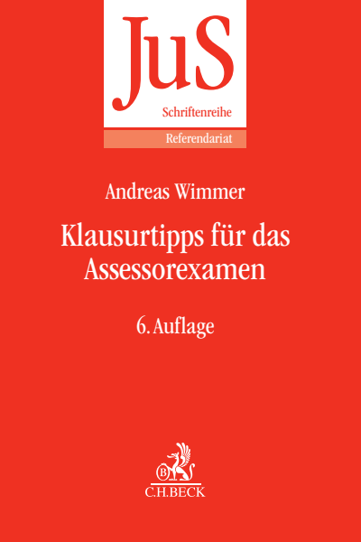 Cover des Buchs: Klausurtipps für das Assessorexamen