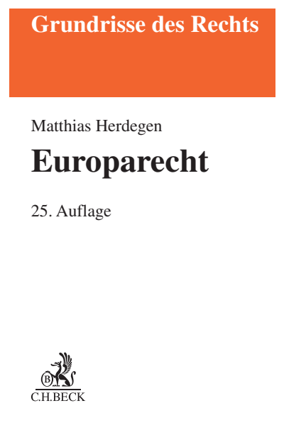 Cover des Buchs: Europarecht