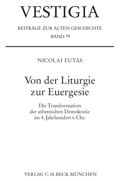 Cover of book: Von der Liturgie zur Euergesie