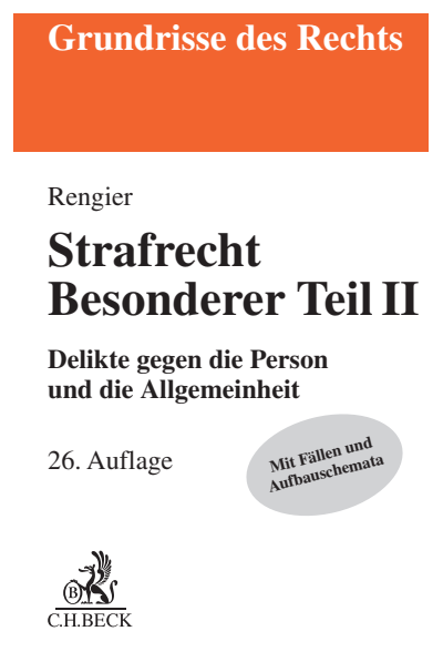 Cover des Buchs: Strafrecht Besonderer Teil II