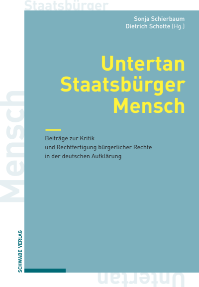 Cover of book: Untertan, Staatsbürger, Mensch