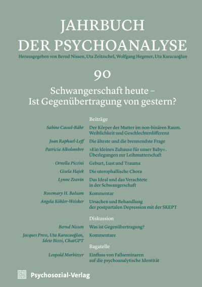 Cover der Ausgabe: Jahrbuch der Psychoanalyse Jahrgang 66 (2025), Heft 1