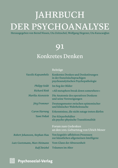 Cover der Ausgabe: Jahrbuch der Psychoanalyse Jahrgang 66 (2025), Heft 2
