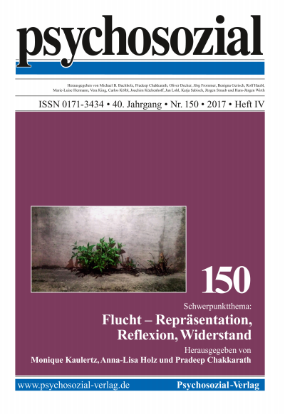Cover of Volume: psychosozial Volume 40 (2017), Edition 4