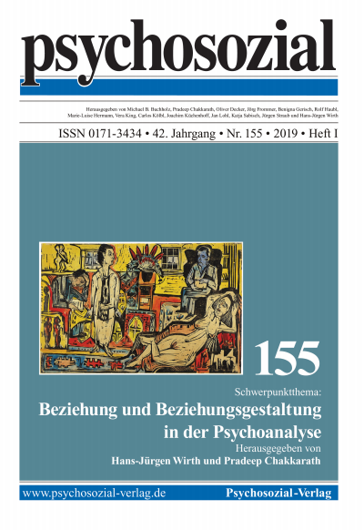 Cover of Volume: psychosozial Volume 42 (2019), Edition 1