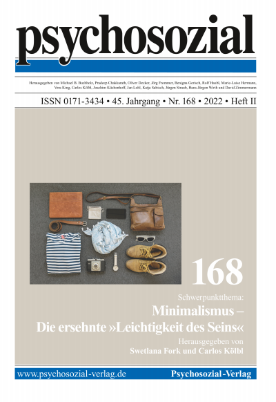 Cover der Ausgabe: psychosozial Jahrgang 45 (2022), Heft 2