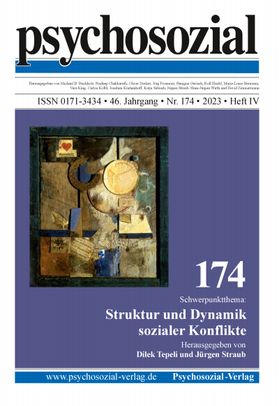 Cover der Ausgabe: psychosozial Jahrgang 46 (2023), Heft 4