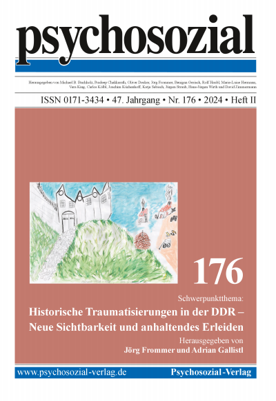 Cover der Ausgabe: psychosozial Jahrgang 47 (2024), Heft 2