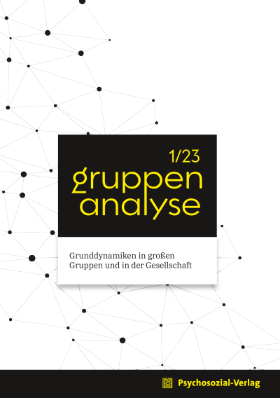 Cover der Ausgabe: gruppenanalyse Jahrgang 33 (2023), Heft 1