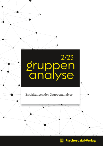 Cover der Ausgabe: gruppenanalyse Jahrgang 33 (2023), Heft 2