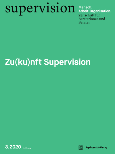 Cover der Ausgabe: supervision Jahrgang 38 (2020), Heft 3