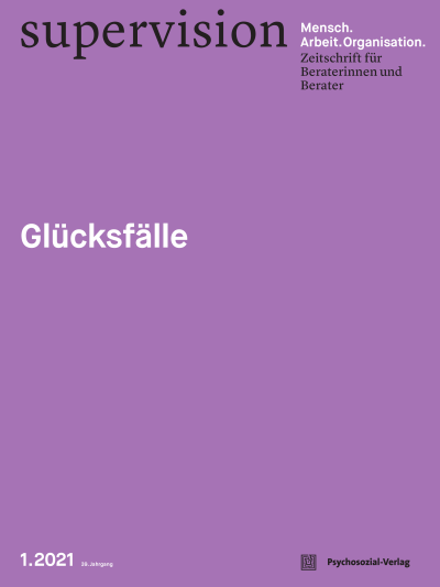 Cover der Ausgabe: supervision Jahrgang 39 (2021), Heft 1