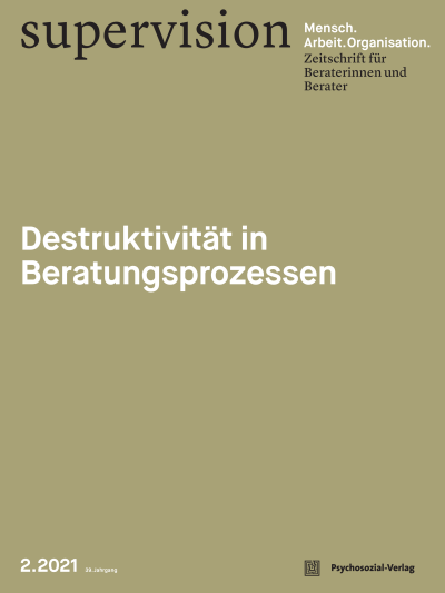 Cover der Ausgabe: supervision Jahrgang 39 (2021), Heft 2