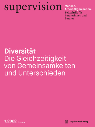 Cover der Ausgabe: supervision Jahrgang 40 (2022), Heft 1