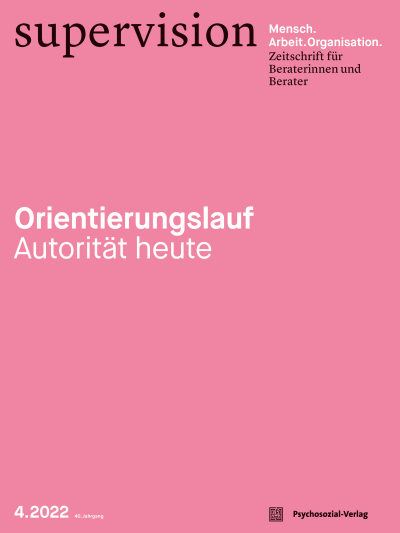 Cover der Ausgabe: supervision Jahrgang 40 (2022), Heft 4