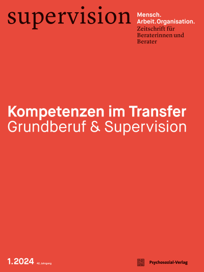 Cover der Ausgabe: supervision Jahrgang 42 (2024), Heft 1