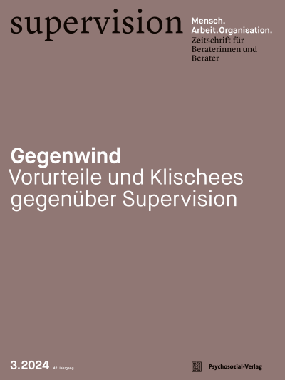 Cover der Ausgabe: supervision Jahrgang 42 (2024), Heft 3