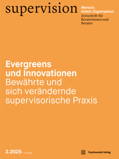 Cover der Ausgabe: supervision Jahrgang 43 (2025), Heft 3