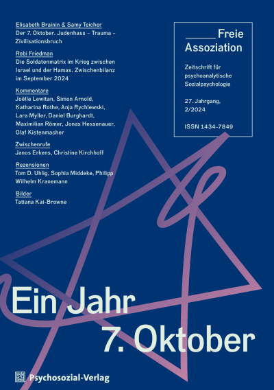 Cover der Ausgabe: Freie Assoziation Jahrgang 27 (2024), Heft 2